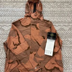 Supreme Camouflage Jacket with Stone Island Patch